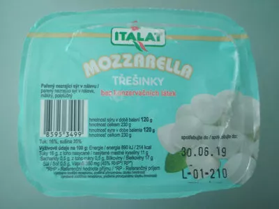 mozzarella třešinky italat 120 g, code 85953499