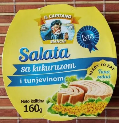 Salata sa kukuruzom i tunjevinom Il Capitano Bianchi 160 g, code 8606108058787