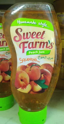 Peach Jam Sweet Farm's 440 g, code 8680434820034