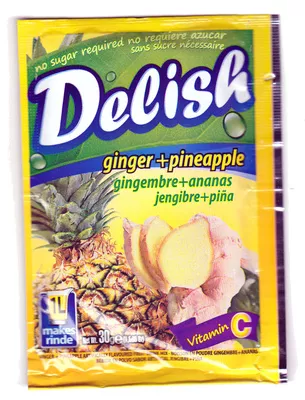 Boisson en poudre Gingembre + Ananas Delish 30 g, code 8680579802452