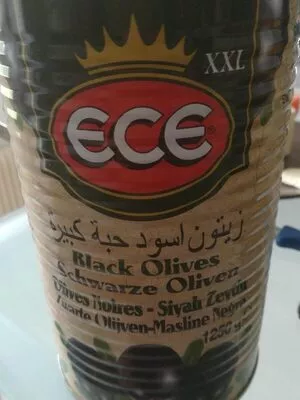 Ece Schwarze Oliven ece 1250 g, code 8690738007352