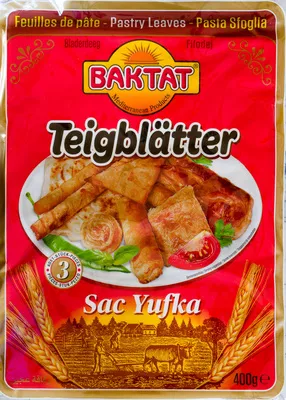 Teigblätter Sac Yufka Baktat 400 g, code 8690804323737