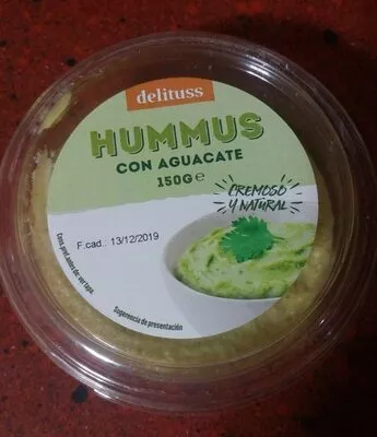 Hummus con aguacate  150 g, code 8710378560120