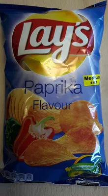 Paprika flavored potato chips Lay's 120 g, code 8710398603234