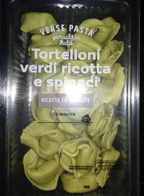 tortelloni verdi ricotta e spinaci Albert heijn 250g, code 8710400190998