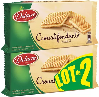 Lotx2 Delacre Croustifondan Vanille Ferrero,  Delacre , code 8710412241770