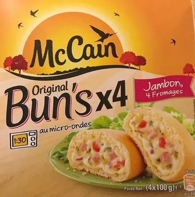 Buns Jambon 4 Fromages McCain 400g (4x100g), code 8710438105704