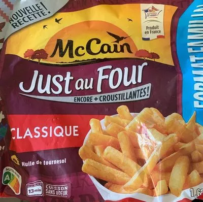 Frites Classiques Just au Four McCain , code 8710438844719