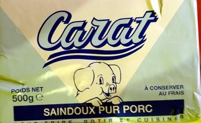 Saindoux pur porc Carat 500 g, code 8710472001741