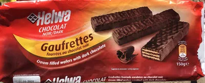 Gaufrettes chocolat noir Helwa 150 g ℮, code 8710476805543