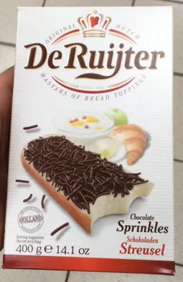 Chocolate Sprinkles De Ruijter, Koninklijke De Ruijter B.V. 400 g, code 8710496976940