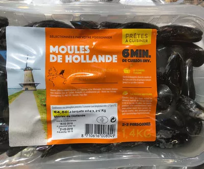 Moules De Hollande Sans marque, Roem van Yerseke 1,4 kg, code 8710616008049