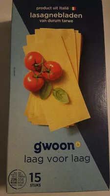 lasagnebladen g'woon 250 g, code 8710624269319