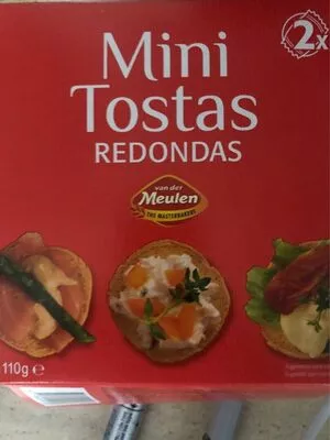 Mini Tostas redondas Van der Meulen , code 8710649120503