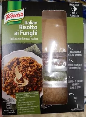 Italian risotto ai funghi Knorr , code 8710908898303