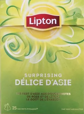 Lipton Thé Délice d'Asie 25 Sachets Lipton, Unilever 40 g, code 8710908902246