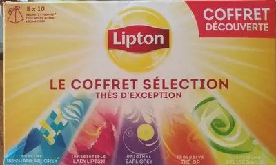 Lipton Thé Coffret Sélection 50 Sachets Lipton 80 g, code 8710908933349