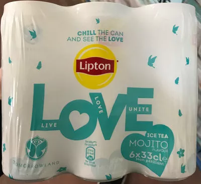 Love Ice Tea Mojito Flavour non pétillant Lipton 6 * 33 cl, code 8710908992971