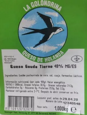 Queso Gouda Tierno la golondrina , code 8710912792970