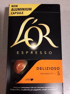 Café delizioso intensidad compatibles con máquinas nespresso L'or 10 capsules, code 8711000357446