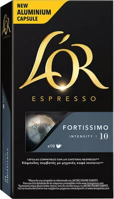 Café fortíssimo intensidad compatibles con máquinas nespresso L'or , code 8711000357507