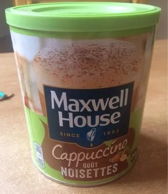 Cappuccino goût Noisettes Maxwell House 305 g, code 8711000373538