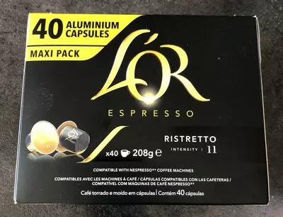 Dosette Espresso L'or 40 capsules, code 8711000390214