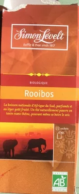 Rooibos - biologique Simon Levelt 44g (22 sachets), code 8711138671087