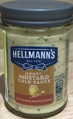 Honey Mustard Cold Sauce Hellmann's 190 g, code 8711200442881