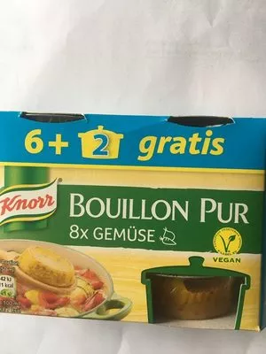 Knorr Bouillon Pur Gemüse Knorr , code 8711200505548