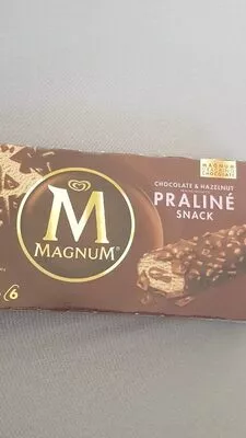 Magnum Barre Glacée Chocolat & Noisette x6 Magnum 312 g, code 8711327300668