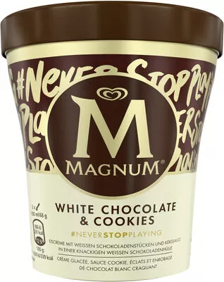 Magnum Glace Pot White Chocolate Cookies Magnum 440 ml (300 g), code 8711327315600