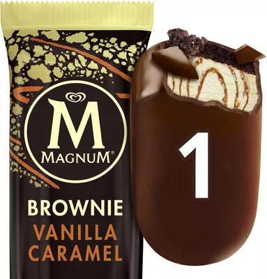 Magnum Glace Sandwich Brownie Vanille Caramel Magnum 75 ml (65 g), code 8711327330429