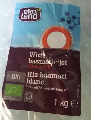 Riz basmati blanc ekoland 1kg, code 8711812833688