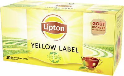 Lipton Yellow Label Thé Noir 30 Sachets Lipton 60 g, code 8712100369582