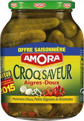 Amora Cornichons Aigres-Doux Promo Amora 440 g, code 8712100490729