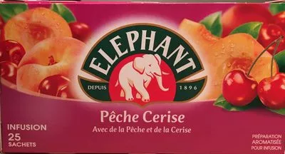 Infusion pêche cerise Elephant 50 g, code 8712100506512