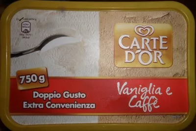 Gelato Vaniglia e Caffè Carte d'Or  carte d'or, unilever, Unilever Italia Mkt. Operations S.r.l., Via Paolo di Dono n. 3/A, Roma 750 g, code 8712100539923