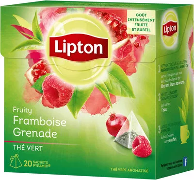 Lipton Thé Vert Framboise Grenade 20 Sachets Lipton 28 g, code 8712100620447