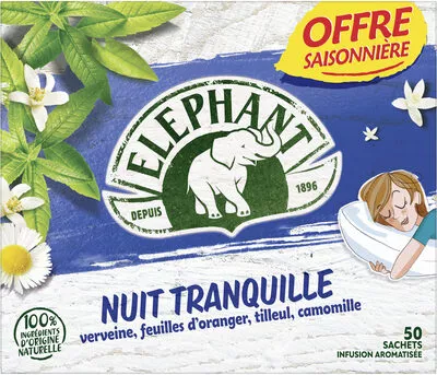 Elephant Infusion Nuit Tranquille 50 Sachets Elephant, Unilever 76 g, code 8712100671753