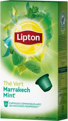 Lipton Thé Vert Marrakech Mint 10 Capsules Lipton 25 g, code 8712100771385