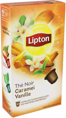 Lipton Thé Noir Caramel Vanille 10 Capsules Lipton 25 g, code 8712100771798