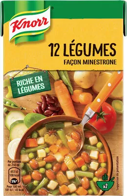 Knorr Soupe 12 Légumes Façon Minestrone Knorr, Unilever 50 cl (500 ml), code 8712100824920