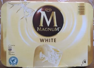 Magnum Batonnet Glace Chocolat Blanc x4 440ml Miko 316 g, code 8712566328406