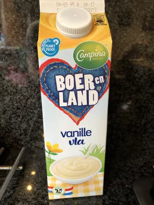 Boer en land Vanillevla Campina 1l, code 8712800001133