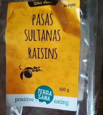 Pasas sultana raisins Terra Sana 500 g, code 8713576001730