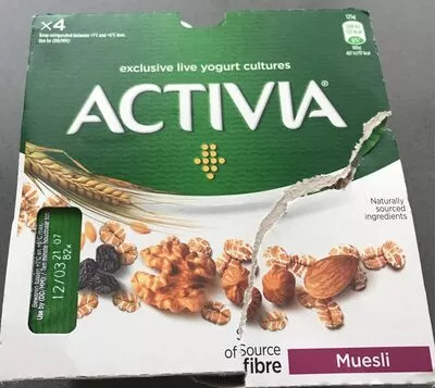 Activia Danone, Activia 4 x 125 g, code 8713788122735