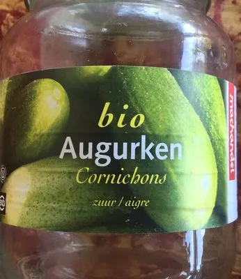 Bio Augurken zuur Machandel 680 g (350 g uitlekgewicht), code 8713938000401