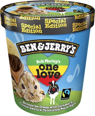 Glace Pot Bob Marley's One Love™ 500ml Ben & Jerry's 449 g, code 8714100279014