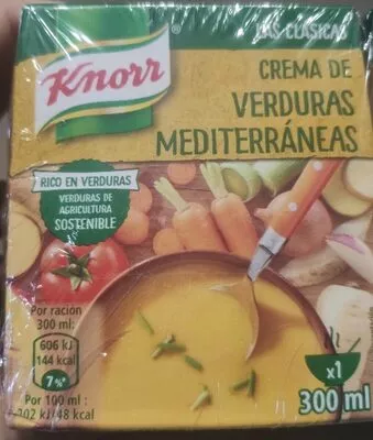 Crema de verduras mediterraneas Knorr , code 8714100530979